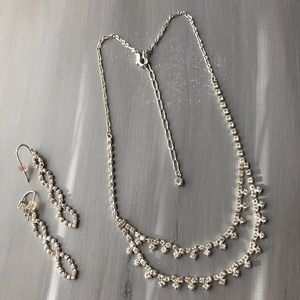 Necklace earring set - beautiful bridal jewelry!